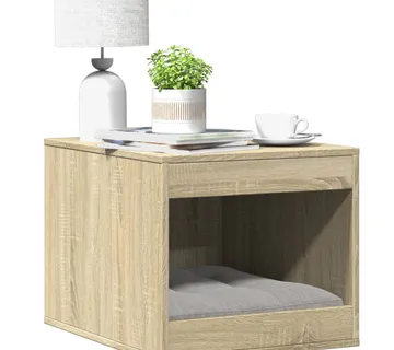 vidaXL Kutija z mačji pijesak boja hrasta 47x59x42cm konstruirano drvo - Venlo