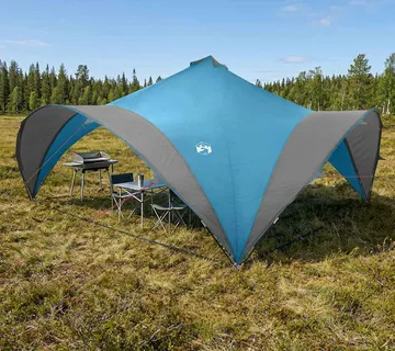 vidaXL Šator za zabave Plava 600 x 600 x 400 cm Poliester i čelik - Venlo