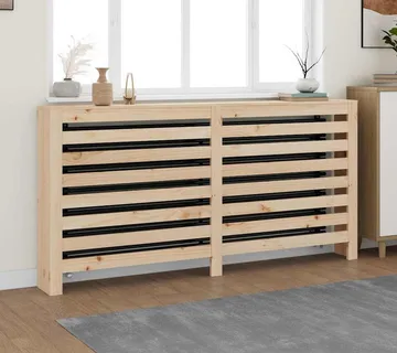 vidaXL Pokrov za radijator 169x19x84 cm od masivne borovine - Venlo