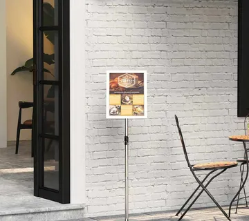 vidaXL Stalci za sajmove Srebrno 30 x 25 x 128 cm Aluminij - Venlo
