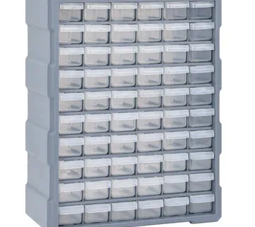 vidaXL Organizator sa 60 ladica 38 x 16 x 47,5 cm - Venlo