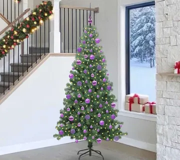 vidaXL Božićno drvce Zelena 240 cm PVC - Venlo