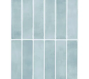 vidaXL Pravougaona keramika 10 kom. Siva zelena 29 x 23 x 0,08 cm - Venlo
