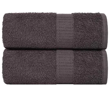 vidaXL Ručnici za goste FROGN 2 kom. Antracit 30x50 cm 360 g/m² - Venlo