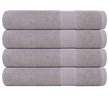 vidaXL Ručnici FROGN 4 kom sivi 100x200 cm 360 g/m² - Venlo