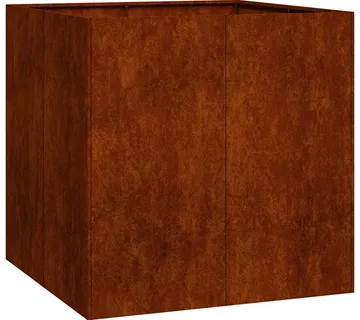 vidaXL Sadilica boja hrđe 80x80x80 cm od pohabanog čelika - Venlo