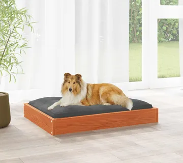 vidaXL Krevet za psa 101,5 x 74 x 9 cm Čvrsto borovo drvo - Venlo