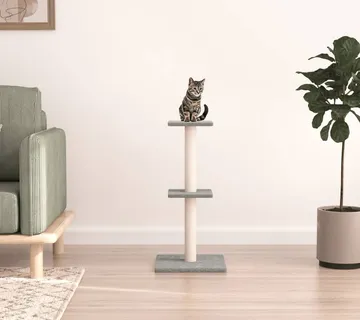 vidaXL Penjalica za mačke sa stupovima za grebanje svjetlosiva 73 cm - Venlo
