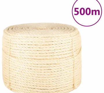 vidaXL Uže od 100 % sisala 10 mm 500 m - Venlo