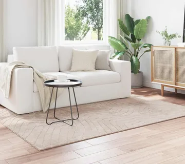 vidaXL Tepih za unutarnju i vanjsku uporabu PALMERAS Bež 160 x 230 cm - Venlo