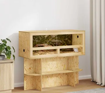vidaXL Terarij Smeđa 100 x 40 x 90 cm OSB - Venlo