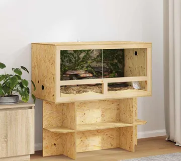 vidaXL Terarij Smeđa 100 x 50 x 100 cm OSB - Venlo