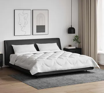 vidaXL Duvet za sve sezone s jastukom 3 kom. Bijela Mikrovlakna - Venlo
