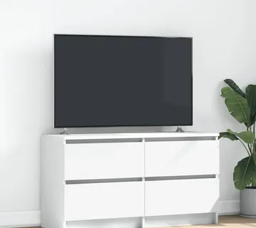 vidaXL TV ormarić bijeli 100x35x54 cm od konstruiranog drva - Venlo