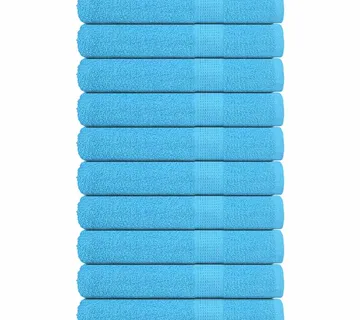 vidaXL Ručnici FROGN 10 kom tirkizni 100x200 cm 360 g/m² - Venlo