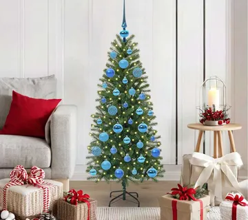 vidaXL Umjetno božićno drvce Zelena 120 cm PE i PVC - Venlo