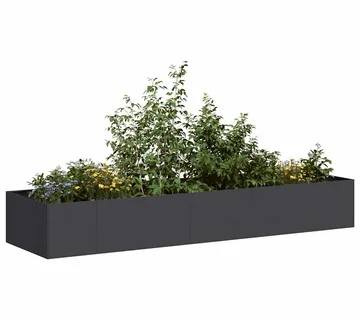 vidaXL Sadilica crna 280x80x40 cm od čelika - Venlo