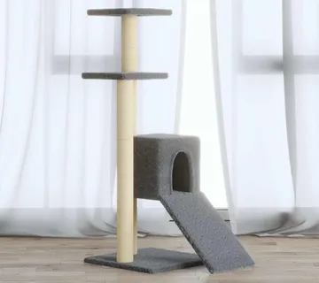 vidaXL Penjalica za mačke sa stupovima za grebanje svjetlosiva 92 cm - Venlo