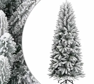 vidaXL Umjetno božićno drvce sa snijegom 210 cm PVC i PE - Venlo