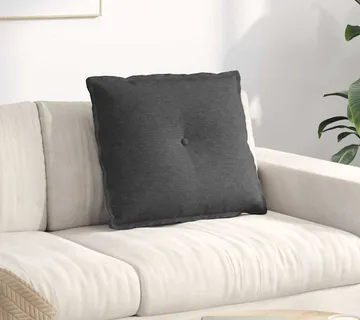 vidaXL Jastuk za leđa Tamnosiva 60 x 50 cm Kordura tekstil - Venlo