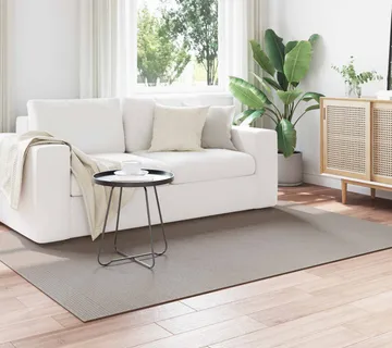 vidaXL Tepih za unutrašnjost LUGO Krem i Taupe 120 x 170 cm Poliester - Venlo
