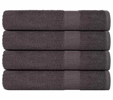 vidaXL Ručnici FROGN 4 kom antracit 100x200 cm 360 g/m² - Venlo