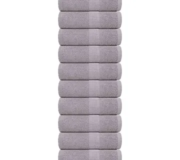 vidaXL Ručnici za pranje FROGN 10 kom sivi 30x30 cm 360 g/m² - Venlo