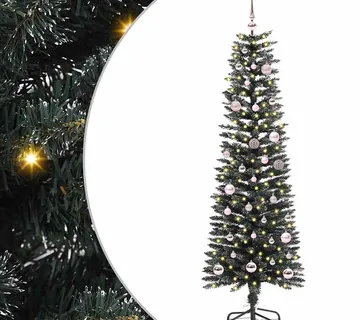 vidaXL Umjetno božićno drvce Zelena 150 cm PVC, Plastika i Čelik - Venlo