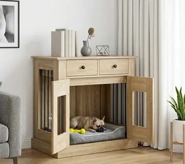 vidaXL Namještaj za kućni kavez Hrast sonoma 80 x 47,5 x 80 cm - Venlo