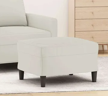 vidaXL Tabure krem 60 x 50 x 41 cm baršunasti - Venlo