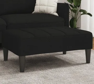 vidaXL Tabure crni 77x55x31 cm od tkanine - Venlo