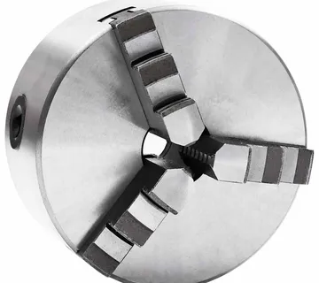 vidaXL Stezna glava za tokarski stroj s 3 čeljusti 125 mm čelična K11 125 - Venlo