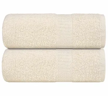 vidaXL Ručnici za goste FROGN 2 kom. krem 30x50 cm 360 g/m² - Venlo