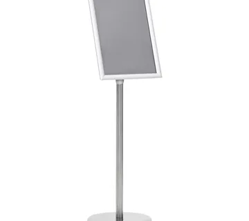 vidaXL Stalak za plakate A4 s postoljem srebrni od aluminijske legure - Venlo