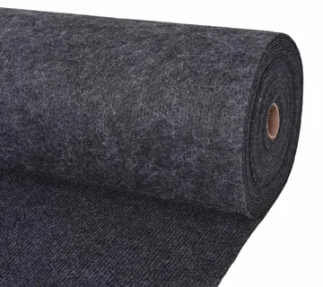 vidaXL Tepih Antracit 1,2 x 15 m Poliester - Venlo