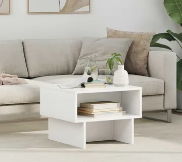 vidaXL Kava Stol Bijelo 48 x 46 x 35 cm Konstruirano drvo - Venlo