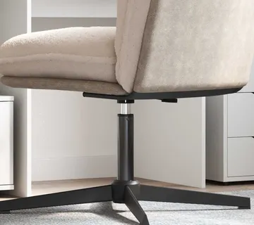 vidaXL Plinski cilindar za uredsku stolicu Crna 307-447 mm Željezo - Venlo