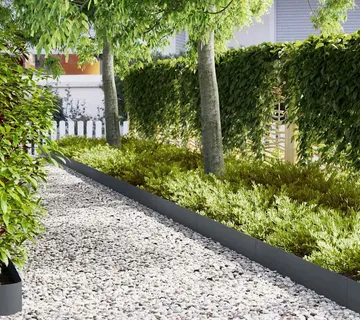 vidaXL Ograda oko Travnjaka 50 kom. 100 x 0.05 x 20 cm Antracit - Venlo