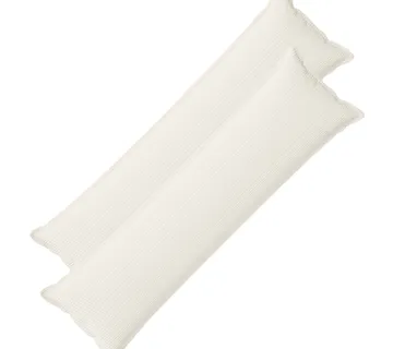 vidaXL Presvlaka za jastuk 2 kom. HOUTEN Krem 40 x 145 cm Kord - Venlo
