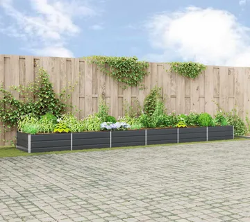 vidaXL Sadilica Antracit 580 x 100 x 45 cm Pocinčani čelik - Venlo