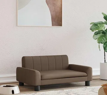 vidaXL Krevet za pse smeđi 70 x 45 x 30 cm od tkanine - Venlo