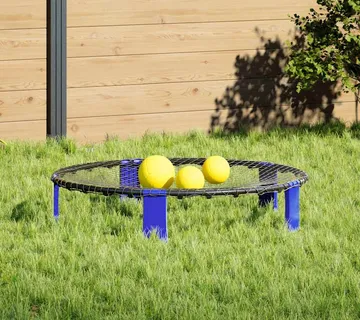vidaXL Set okrugle mreže s 3 lopte i dodatnom crpkom Ø 90 x 20 cm - Venlo