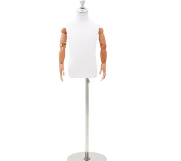 vidaXL Podesiva lutka 120-150 cm s postoljem Uniseks PP Bijela - Venlo