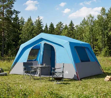 vidaXL Obiteljski šator 533 x 312 x 230 cm Plava - Venlo