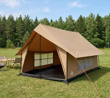 vidaXL Kabinski šator Smeđa 340 x 246 x 210 cm Polipamuk - Venlo