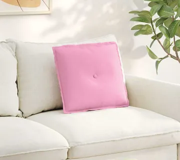 vidaXL Jastuk za leđa Ružičasta 50 x 19 x 45 cm tkanina - Venlo