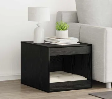 vidaXL Kavez za mačji toalet Crni hrast 47 x 59 x 42 cm - Venlo