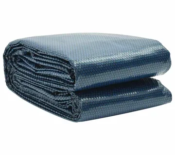 vidaXL Plutajući PE solarni pokrov za bazen 732 x 366 cm crno-plavi - Venlo