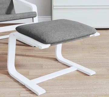 vidaXL Tabure tamnosivi 51 x 41 x 40 cm od tkanine - Venlo