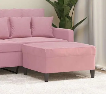 vidaXL Tabure Ružičasta 70 x 55 x 41 cm baršunasti - Venlo